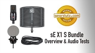 sE Electronics X1 S Studio Bundle  Overview and audio tests [upl. by Bronnie]