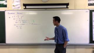 Expressing Recurring Decimals as Fractions using Algebra [upl. by Gervase]