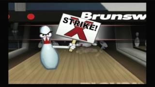 Classic Game Room HD  BRUNSWICK PRO BOWLING Wii review [upl. by Enneirda]