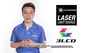 Epson Projector Guide Episode 7 Advantages of laser vs lamp projectors [upl. by Rudy]