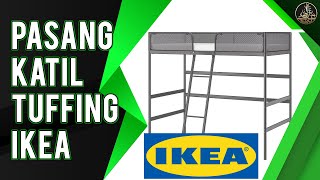 IKEA TUFFING Loft Bed  Assembling  Timelapse [upl. by Eillak]