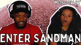 HOW IS THIS EVEN POSSIBLE 🎵 Metallica Enter Sandman Live Moscow 1991 Reaction [upl. by Amikehs]