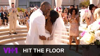 Ahsha amp Derek Get Married  Hit The Floor [upl. by Bonucci]