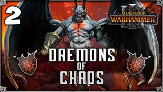 REALM OF THE BLOOD GOD Total War Warhammer 3  Daemon Prince  Daemons of Chaos Campaign 2 [upl. by Rick]