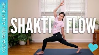 Shakti Power Flow  Yoga With Adriene [upl. by Nnayt]