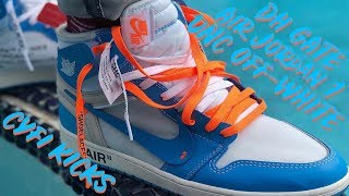 Dhgate Air Jordan 1 UNC ⚪️OFFWhites  BEST QUALITY❕❕❕ [upl. by Anibla504]