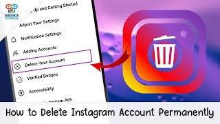 How to Delete Instagram Account Permanently Quick amp Easy [upl. by Lleral]