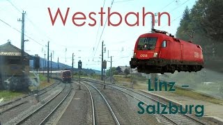 Führerstandsmitfahrt RAILJET  Westbahn Linz  Salzburg HD  Cab Ride High Speed Train [upl. by Aldric]