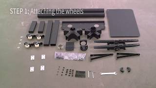 STANDTV04M Assembly instructions [upl. by Atsed]