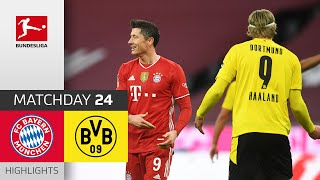 FC Bayern München  Borussia Dortmund  42  Highlights  Matchday 24 – Bundesliga 202021 [upl. by Allanson]