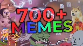 FREE MEME PACK  700 SFX Overlays amp More 4k sub special [upl. by Shantee]