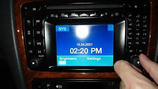 How To Set The Time Mercedes CLK W209 series [upl. by Ahsote]