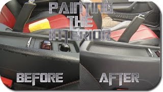 Repainting the interior of a Mercedes SLK R170 [upl. by Caundra447]