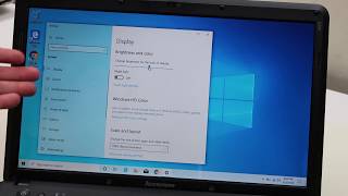 How To Change Adjust Screen Brightness  Windows 10 Computer [upl. by Jewell362]