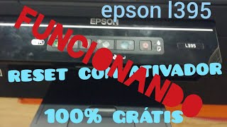 Reset Epson L395 100 funcionando [upl. by Eellah]