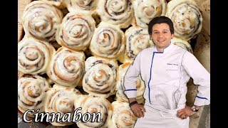 طريقه عمل سينابون  Cinnabon  Cinnamon  وبطعم خيالي السينابون بطعم البطاطا  الشيف محمد حامد [upl. by Noval]