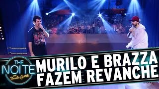 The Noite 251016  Murilo e Brazza fazem revanche em Batalha de Rap [upl. by Mick]