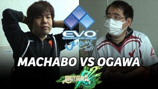 EVO JAPAN 2019 ► MACHABO vs OGAWA GG XRD R2 [upl. by Alesiram]