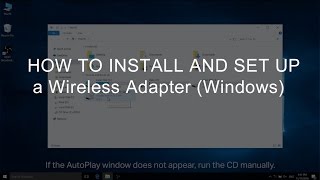 How to Install and Set Up a Wireless Adapter Windows [upl. by Neeruam48]