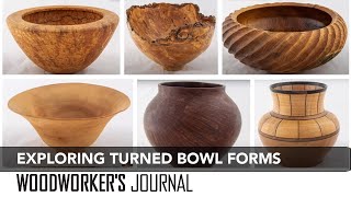 Exploring Woodturning Bowl Designs [upl. by Garrick]