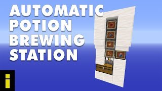 Simple Self Refilling Automatic Potion Brewing Station For Minecraft Tutorial [upl. by Darby754]