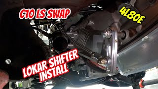 Chevy C10 LS Swap Lokar Column Shifter Install [upl. by Allertse]