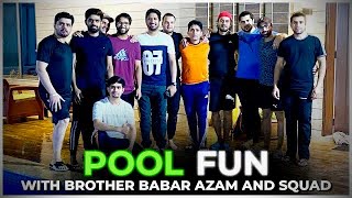 AZAM’S FARM HOUSE POOL FUN  BRO’S SQUAD  BABAR AZAM  IMAM UL HAQ  USMAN QADIR  ADNAN AKMAL [upl. by Ahsinotna149]