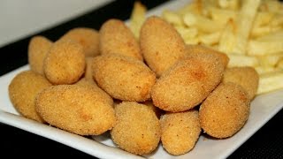 Cómo hacer croquetas de pollo asado [upl. by Comstock]