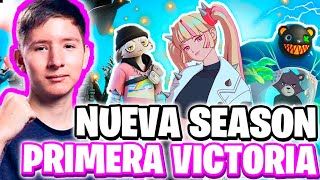 JELTY PRIMERA VICTORIA DE LA TEMPORADA 4 de FORTNITE CAPITULO 3 🏆 REACCIONA AL TRAILER Y NUEVO MAPA🔥 [upl. by Della316]