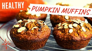 Easy Healthy Pumpkin Muffins [upl. by Yursa]