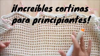 ¡Hermosas cortinas para principiantes [upl. by Berry367]