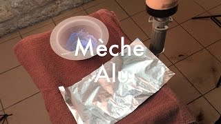 Tuto coiffure meches aluminium [upl. by Karub]