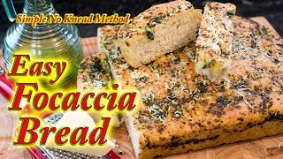 Focaccia bread made easy at home [upl. by Roldan]