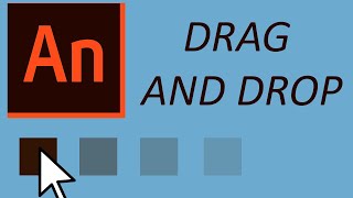 Adobe Animate cc 2020 drag and drop tutorial HTML5 [upl. by Strep]