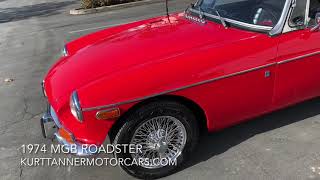 1974 MGB ROADSTER SUPERCHARGED [upl. by Nowed557]