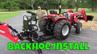 How To Install A Tractor Backhoe [upl. by Krisha241]