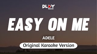 Adele  Easy On Me Karaoke Version [upl. by Ainecey]