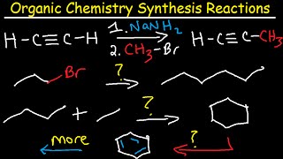 Organic Chemistry Synthesis Reactions  Examples and Practice Problems  Retrosynthesis [upl. by Irved849]