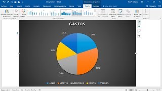 CÓMO CREAR GRÁFICOS ESTADÍSTICOS EN WORD [upl. by Grey]