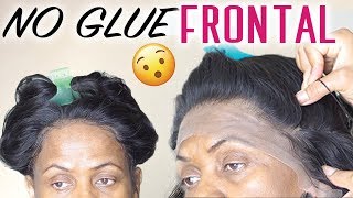 Lace Frontal Sew In NO GLUE  Start To Finish [upl. by Ebarta236]