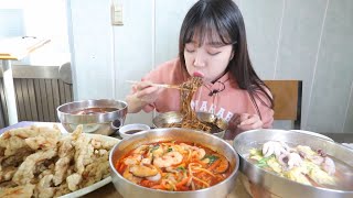 통영2탄 하루에5시간 여는 줄서서 먹는 짬뽕집 사장님의 주문거부 Korean mukbang eating show [upl. by Cecily]