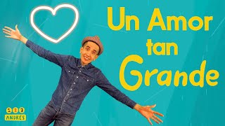 Un Amor tan Grande 123 Andrés Canción de San Valentin Valentines day song in Spanish for kids [upl. by Noevart]