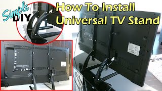 How To Install Universal TV Stand [upl. by Nylarahs321]