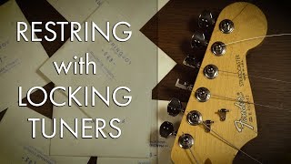 How To Properly ReString Your Locking Tuners  Tone Lab [upl. by Pomeroy159]