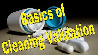 Basics of Cleaning Validation [upl. by Alphard]