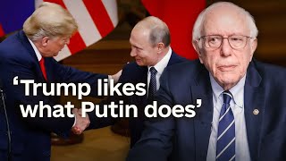 Bernie Sanders on Trump’s alignment with Russia [upl. by Allicirp]