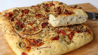 Cómo hacer FOCACCIA ITALIANA Perfecta [upl. by Crelin309]