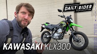 Supermoto or Dual Sport Which 2021 Kawasaki KLX300 is for you  Daily Rider [upl. by Rebmac]