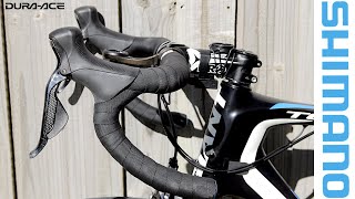 Installing New Shimano STI Lever Hoods The Easy Way [upl. by Latreshia]