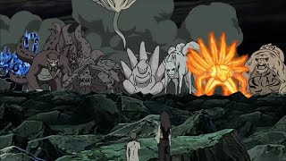 Madara vs Tailed Beasts Obito admitted Jiraiya Defeat him in every way English Sub [upl. by Tella]